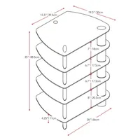 Laguna A/V Component Shelf