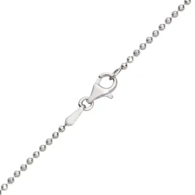 Disney Collection DiamonArt® Rainbow Sterling Silver 18 Inch Bead Chain Necklace