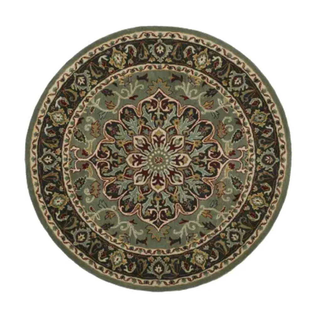 Safavieh Heritage Collection Raeburn Oriental Round Area Rug