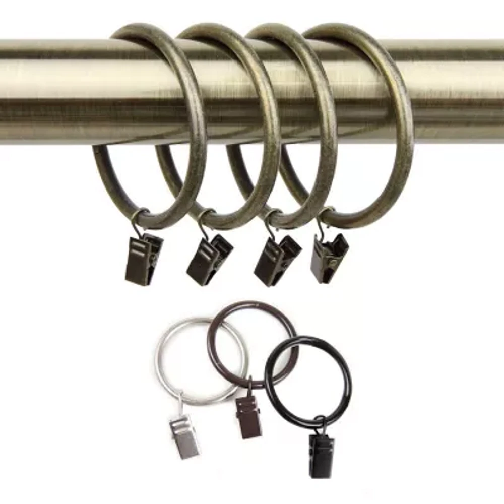 Rod Desyne Set of 10 Heavy-Duty 2½" Curtain Clip Rings