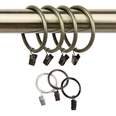 Rod Desyne Set of 10 Heavy-Duty 2½" Curtain Clip Rings