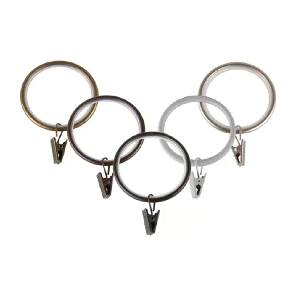 Rod Desyne 1-3/4in Noise-Canceling 10-pc. Curtain Rings