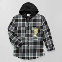 Little & Big Boys Hooded Pokeman Lightweight Shirt Jacket