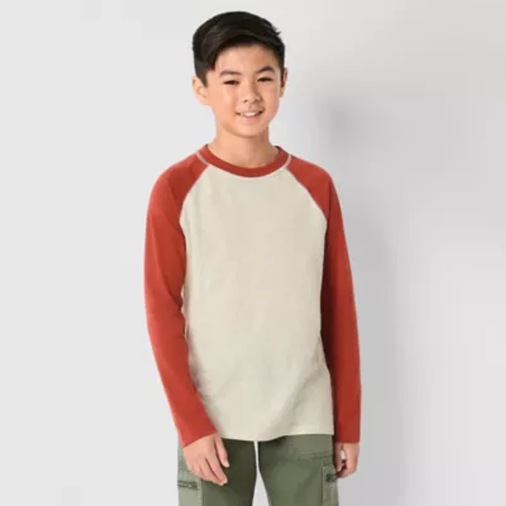 Thereabouts Little & Big Boys 2-pc. Crew Neck Long Sleeve T-Shirt