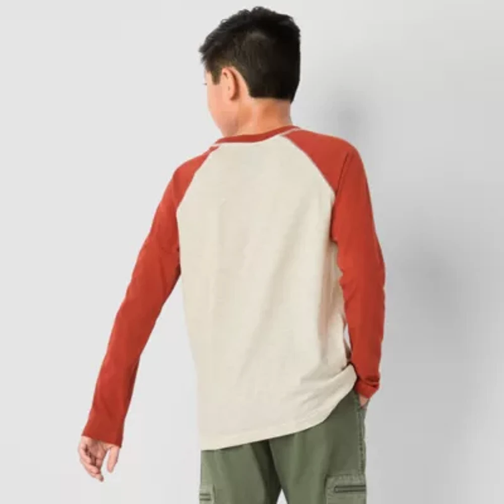 Thereabouts Little & Big Boys 2-pc. Crew Neck Long Sleeve T-Shirt