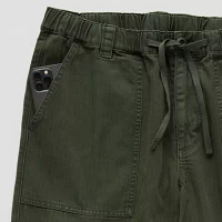 Arizona Mens Relaxed Straight Fit Herringbone Cargo Pant