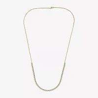 H-I / I1) Womens 1 1/2 CT. T.W. Lab Grown White Diamond 10K Gold Tennis Necklaces