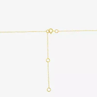 Girls 14K Gold Cross Pendant Necklace