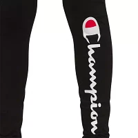 Champion Big Girls Mid Rise Full Length Leggings