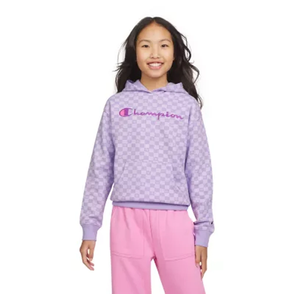 Champion Big Girls Embroidered Fleece Hoodie