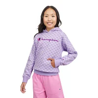 Champion Big Girls Embroidered Fleece Hoodie