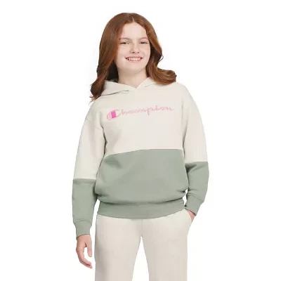 Champion Big Girls Embroidered Fleece Hoodie