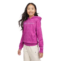 Champion Big Girls Embroidered Fleece Hoodie