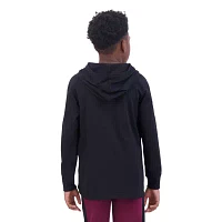 Champion Big Boys Hooded Long Sleeve Graphic T-Shirt