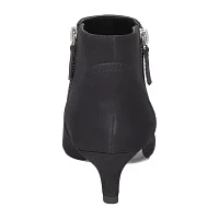 Easy Street Womens Annalee Kitten Heel Booties