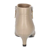 Easy Street Womens Annalee Kitten Heel Booties