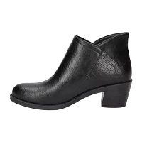 Easy Street Womens Morgana Stacked Heel Booties