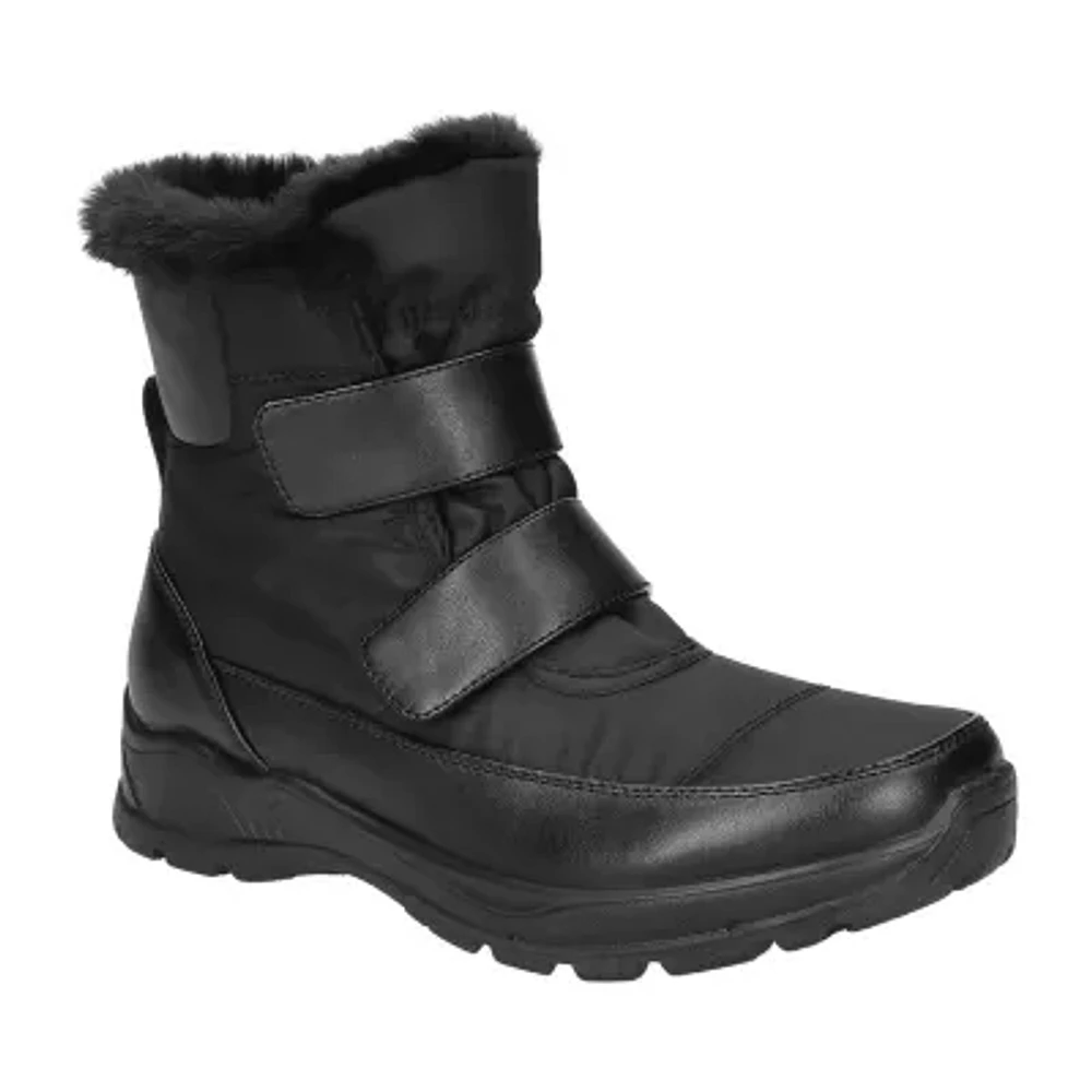 Easy Street Womens Polar Waterproof Flat Heel Winter Boots