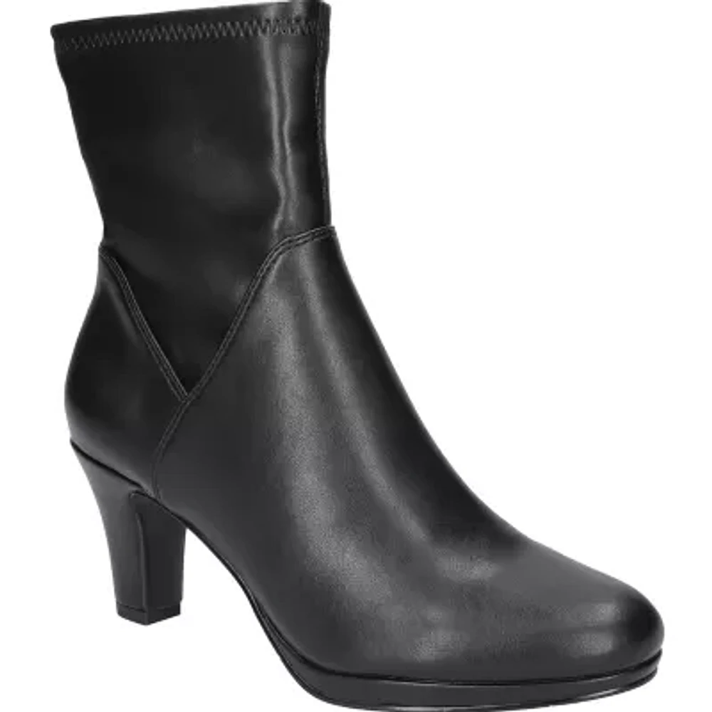 Easy Street Womens Solana Block Heel Booties