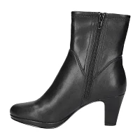 Easy Street Womens Solana Block Heel Booties