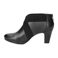 Easy Street Womens Spice Block Heel Booties