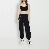 Forever 21 Twill Womens Mid Rise Jogger Pant Juniors