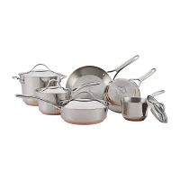 Anolon Nouvelle Stainless Steel 10-pc. Cookware Set