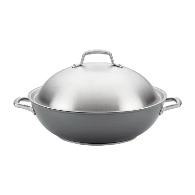 Anolon Accolade 13.5" Non-Stick Wok with Lid