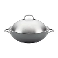 Anolon Accolade 13.5" Non-Stick Wok with Lid