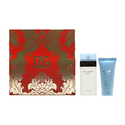 DOLCE&GABBANA Light Blue Ladies Eau De Toilette 1.7 Oz 2-Pc Gift Set ($126 Value)