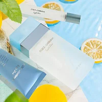 DOLCE&GABBANA Light Blue Ladies Eau De Toilette 3.3 Oz 3-Pc Gift Set ($157 Value)