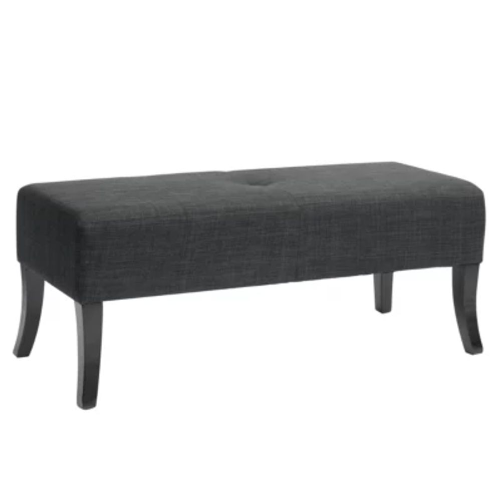 Antonio 46" Wide Linen Bench