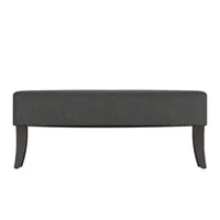 Antonio 46" Wide Linen Bench