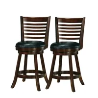 Woodgrove Swivel Counter Height Stool-Set of 2