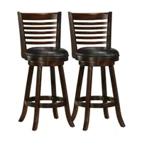 Woodgrove Cappuccino Stained Bar Height 2-pc. Bar Stool