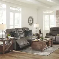 Signature Design by Ashley® Wurstrow Pad-Arm Power Recline Loveseat