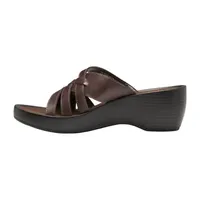 Eastland Womens Poppy Slide Sandals