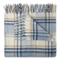 Linden Street Wool Plaid Throw