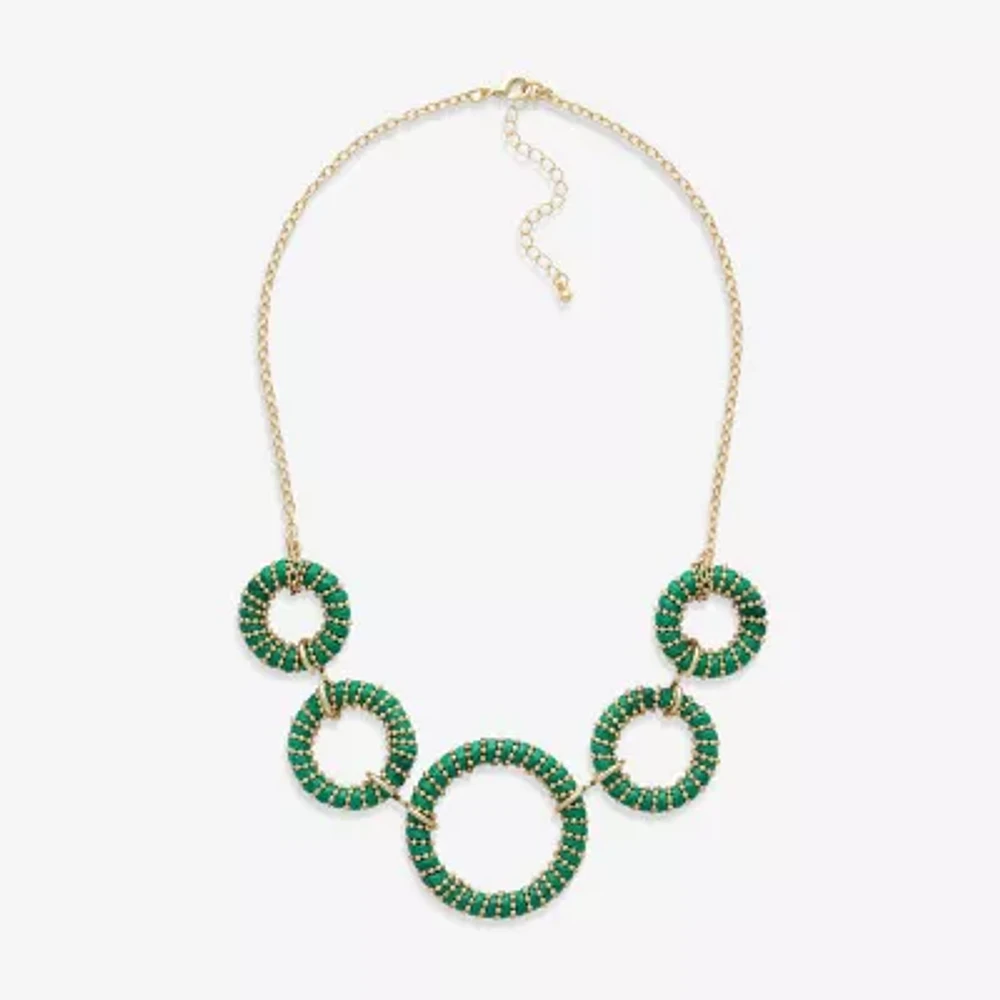 Bijoux Bar 23 Inch Cable Round Collar Necklace