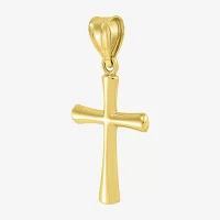 14K Gold Cross Charm 