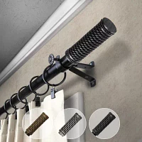 Rod Desyne Threaded 13/16" Adjustable Curtain