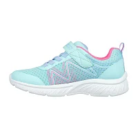 Skechers Microspec Plus Swirl Sweet Little Girls Sneakers