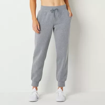 Xersion Womens Fleece Mid Rise Jogger Pant