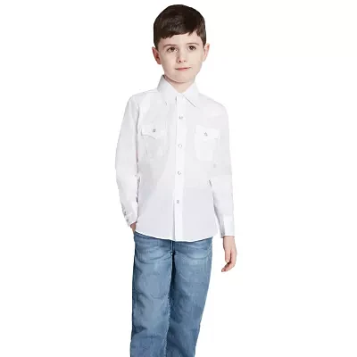 Ely Cattleman Toddler & Little Boys Long Sleeve Button-Down Shirt