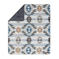 Bearpaw Coco Flannel Print Throw