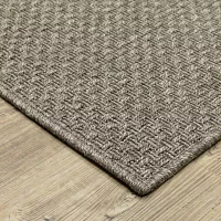 Covington Home Carina Textures 39"X60" Indoor Outdoor Rectangular Accent Rug