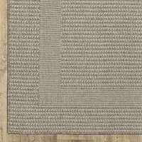 Covington Home Carina Textured Border Indoor Outdoor Rectangular Area Rug