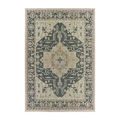 Covington Home Long Island Medallion 39"X60" Indoor Outdoor Rectangular Accent Rug