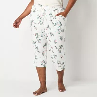 Liz Claiborne Cool and Calm Pajama Capri Pants Plus