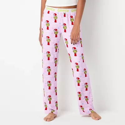 Grinch Womens Juniors Pajama Pants